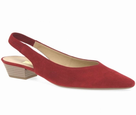 Sandalias Tacones Gabor Heathcliff Destalonadas Court Mujer Rojas | ES0002970